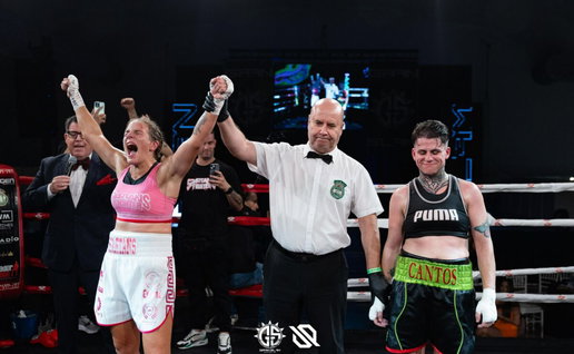 Winning! Victoria Lomax stronger than ever.