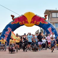 Start line at the Wings for Life race in Cuevas del Almanzora