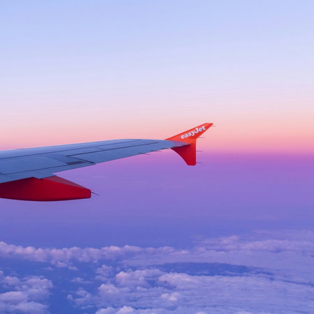 An easyJet plane.