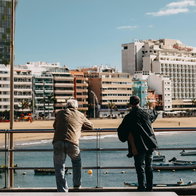 Two friends in Spain.