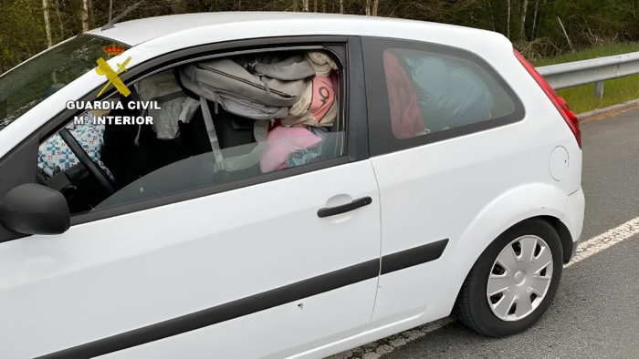 Car full of loose objects