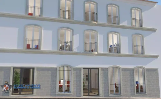 Arquimedis building in heart of Alhaurin el Grande.