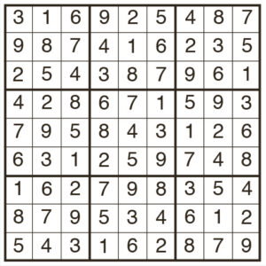 easy sudoku 2129