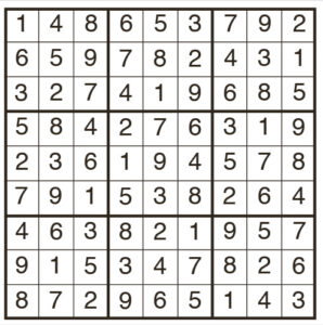easy sudoku 2130