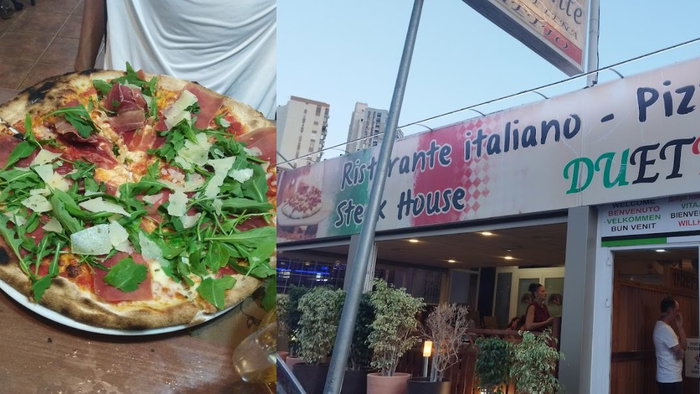 Pizza restaurant Benidorm