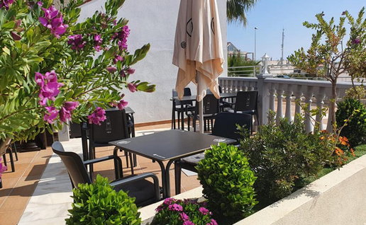 Exterior of Quisine Kitchen restaurant in Dehesa de Campoamor Orihuela Costa