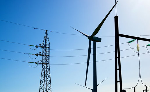 Electricity transmission lines in Spain during grid stability concerns