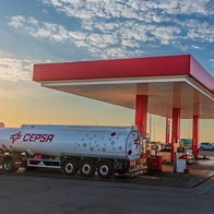 Petrol station in Spain as fuel prices rise