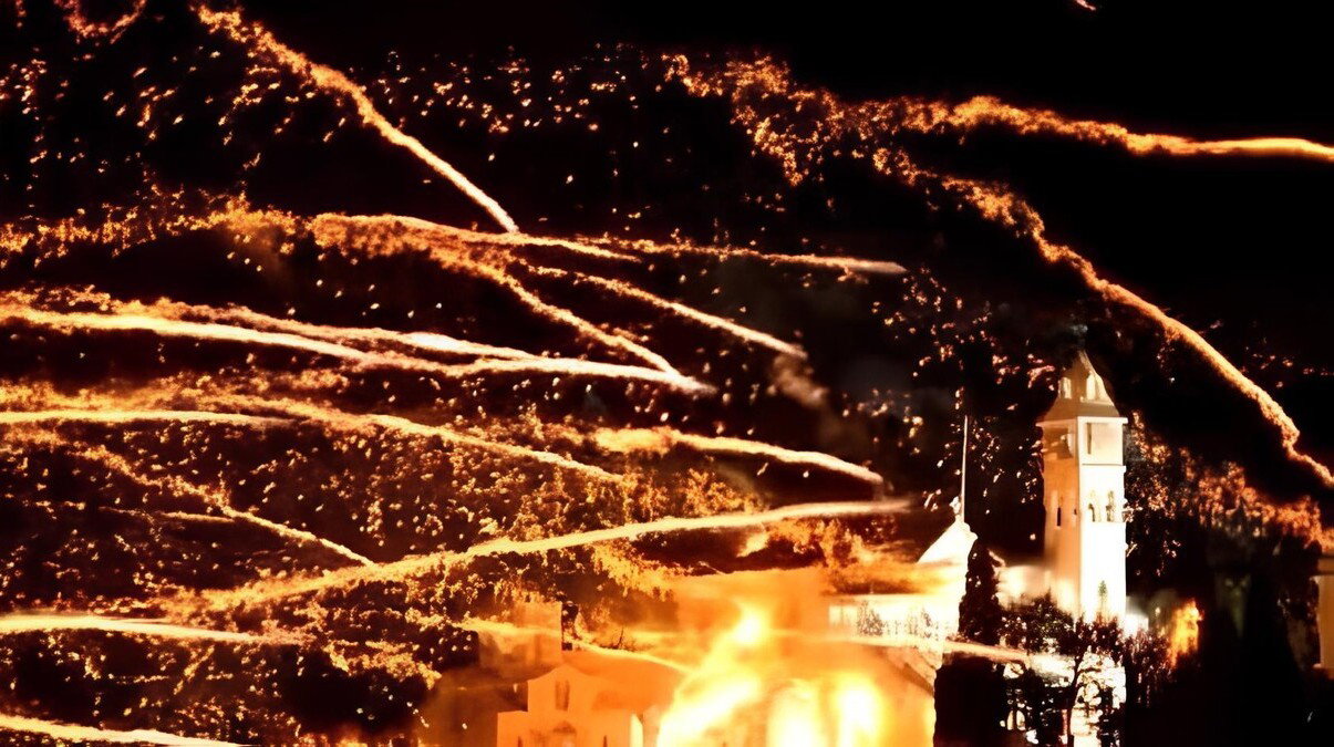 Chios ‘rocket War’ Lights Up Vrontados As Easter Tradition Continues In Greece