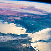 The strait of Gibraltar viewed from Space