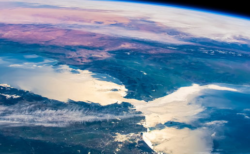 The strait of Gibraltar viewed from Space