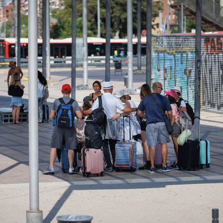 Family reunited in Spain