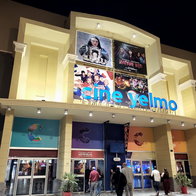 Entrance of a cinema in Spain