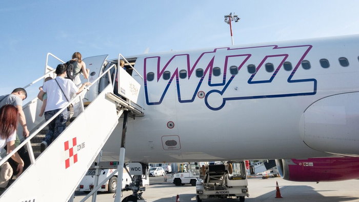 Boarding a Wizzair flight