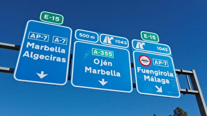 Pay-for alternative Costa del Sol roads.