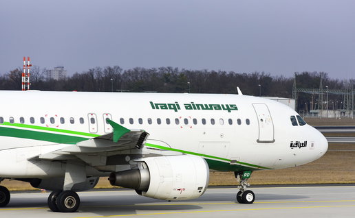 Iraqi airways airplane