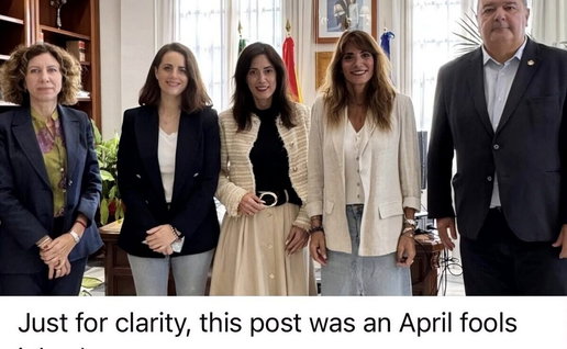 April fools prank on La Cala Residents