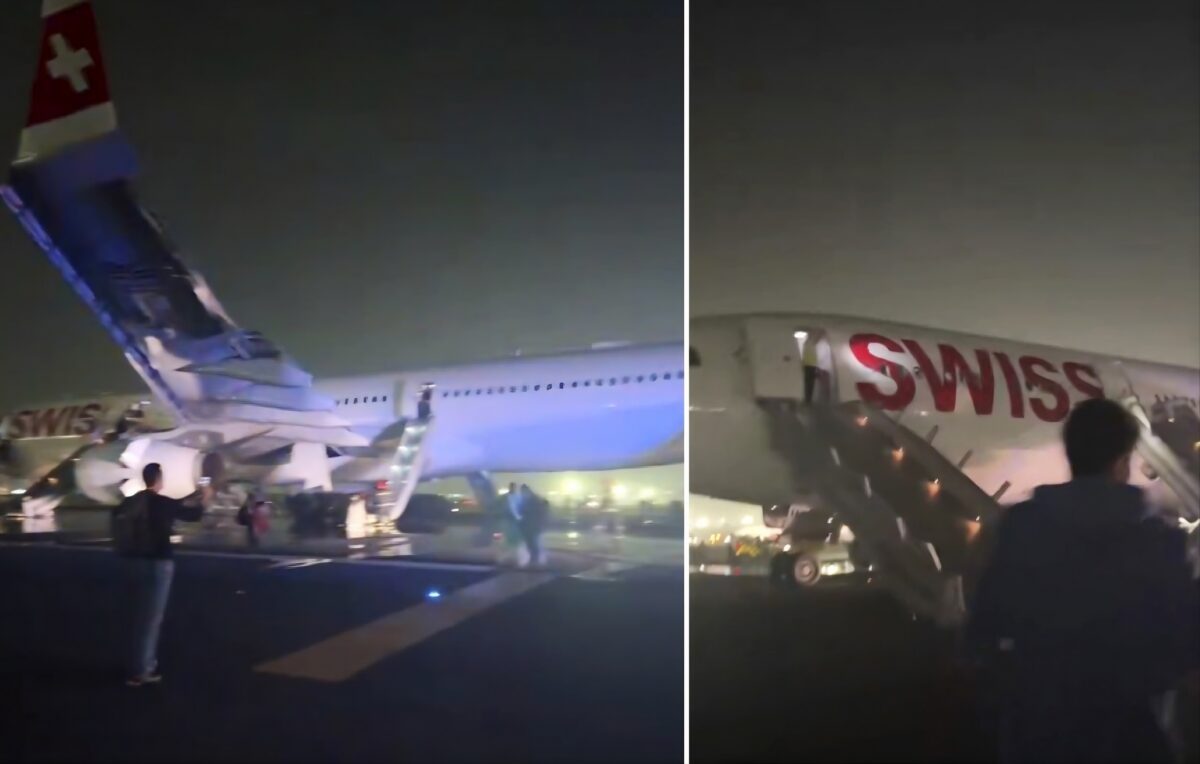 Terrifying Ordeal On Swiss Flight From Delhi As Undercarriage Catches Fire