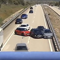 Pile up live on TV on A-5.