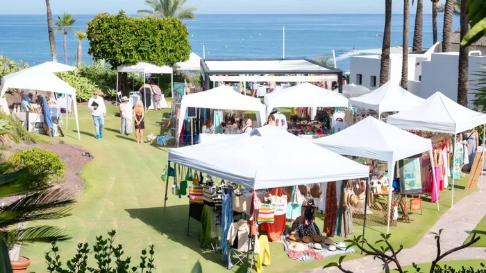 One of Helen Stanley's garden artisan markets.