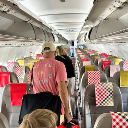 Passengers embarking a Volotea flight. Credit: Flight Report - Kevin DC