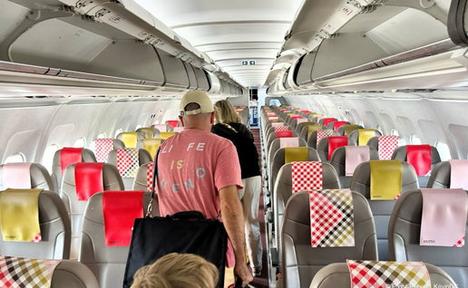 Passengers embarking a Volotea flight. Credit: Flight Report - Kevin DC