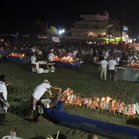 Moraga fiesta on the beach.