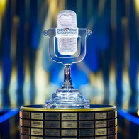 Eurovision trophy 2026.