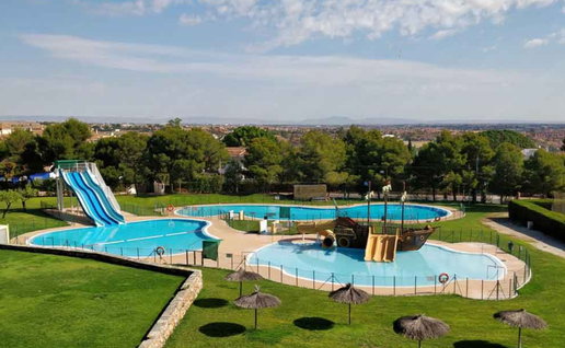 The pools.