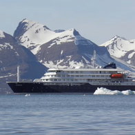 MV Hondius visiting Antartica.