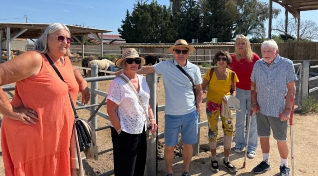 Torrevieja U3A visits local horse rescue centre and makes donation