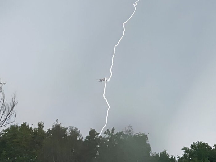 EasyJet flight getting a nasty shock.