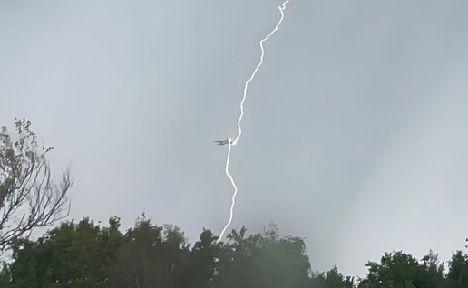EasyJet flight getting a nasty shock.