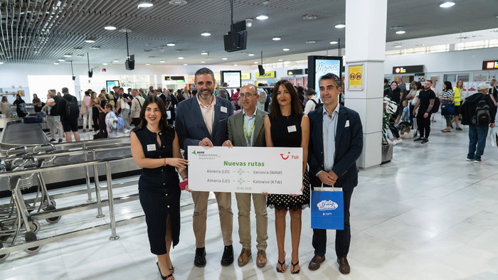 First TUI charter flights arrive at Almería Airport from Poland