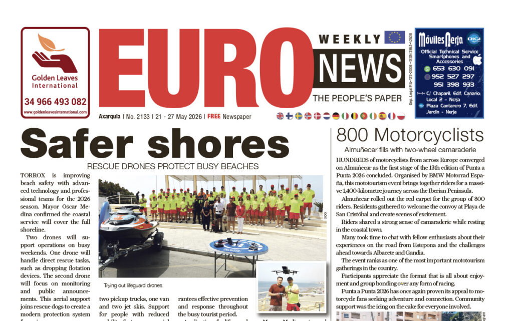 Axarquia newspaper 21 - 27 May 2026
