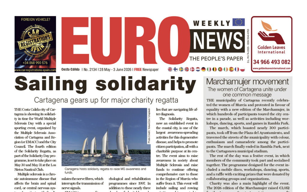Costa Calida newspaper 28 May - 3 Jun 2026