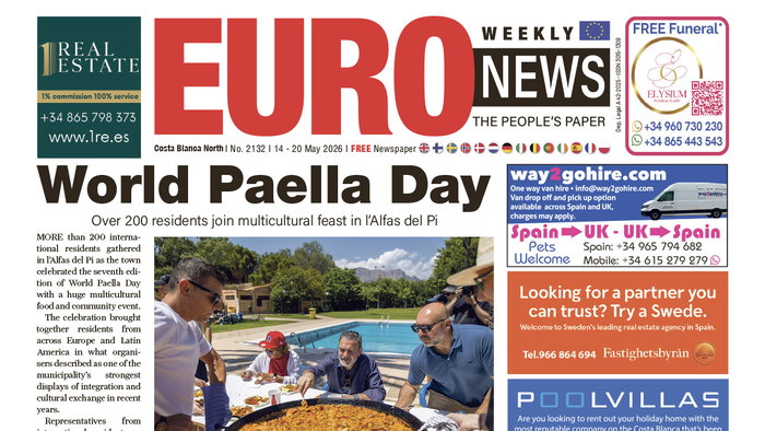 Costa Blanca North 14 – 20 May 2026 Issue 2132