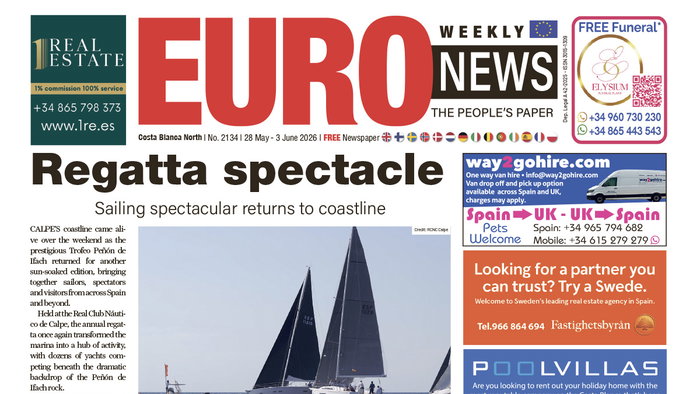 Costa Blanca North 28 May – 3 Jun 2026 Issue 2134