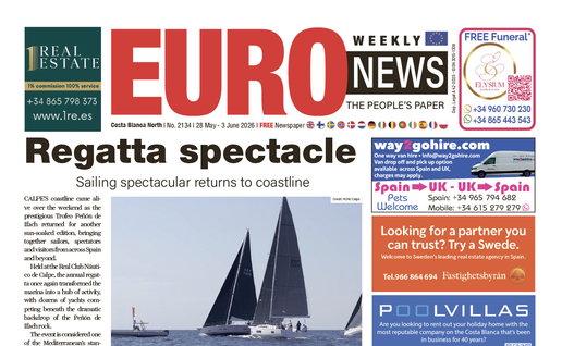 Costa Blanca North 28 May – 3 Jun 2026 Issue 2134