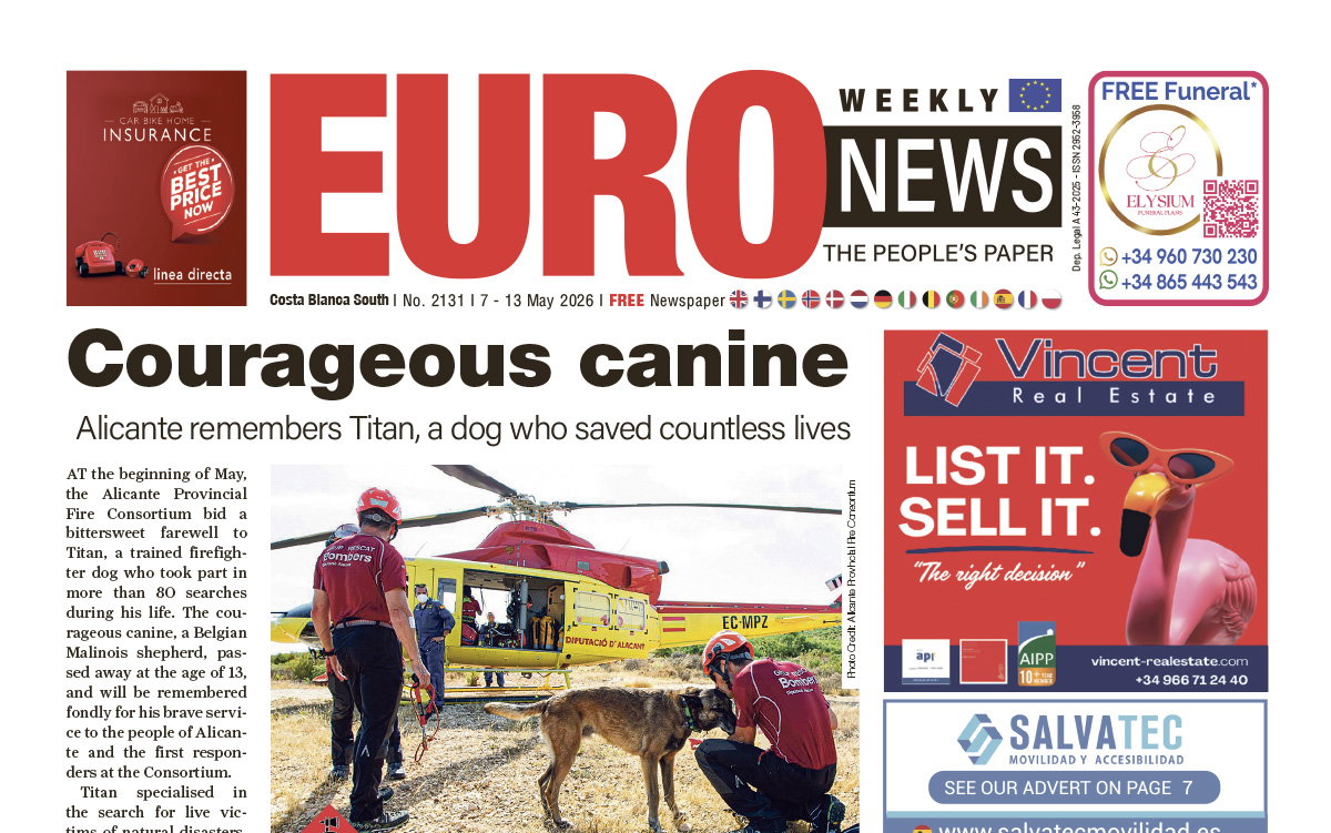 Costa Blanca South Newspaper 7 - 13 May 2026