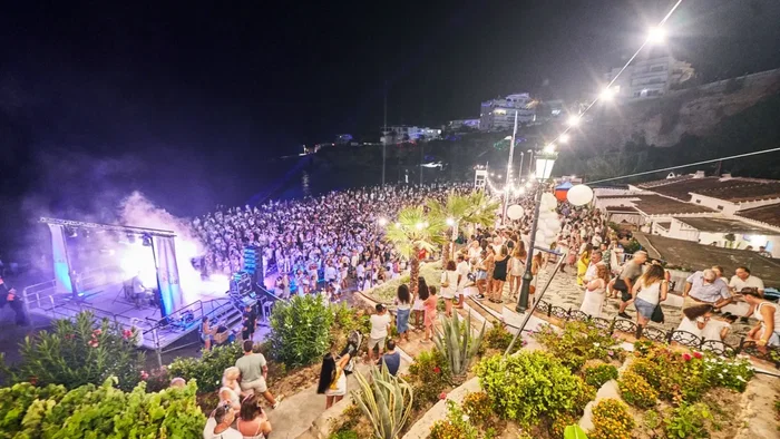 Nerja's night in white celebration.