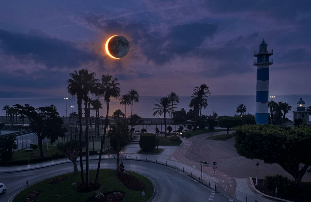Will the 2026 solar eclipse turn the Costa Tropical and Axarquia Dark?