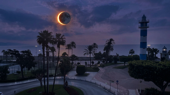 AI helped image of Torre del Mar.