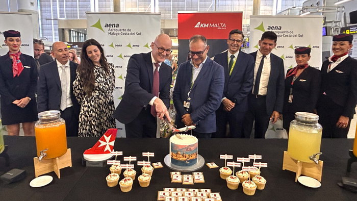 Launch at Malaga Airport of new Malta flights
