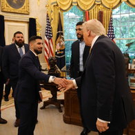 Ilia Topuria meets Donald trump at the White House