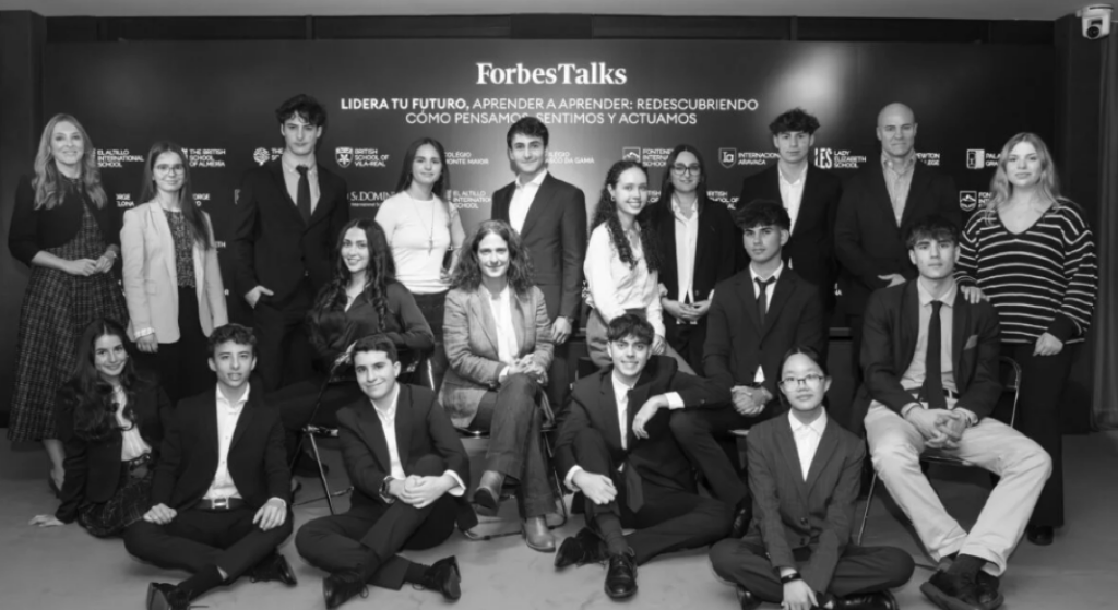 Lady Elizabeth School students shine at Forbes Talks x ISP in Madrid on “Leading Your Future: Learning How to Learn”