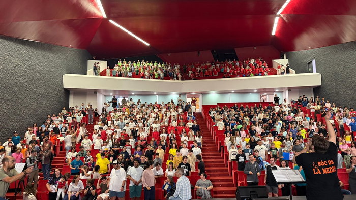 The auditorium.