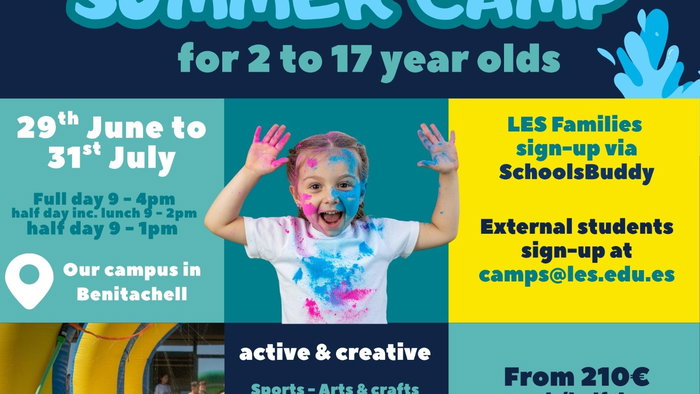 Lady Elizabeth School Summer Camp 2026 Flyer