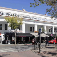 Marbella's central market.