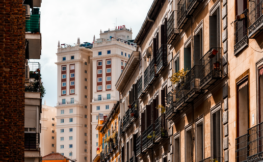 Apartment building in Madrid